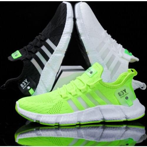 Hot New Running Shoes for Men Mesh Breathable Comfortable Light Sports Sneakers Walking Men Shoes Walking 39-44 Drop-shipping