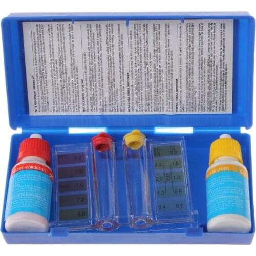 PH Chlorine Water Quality Test Kit Swimming Pool Hydroponics Aquarium Tester