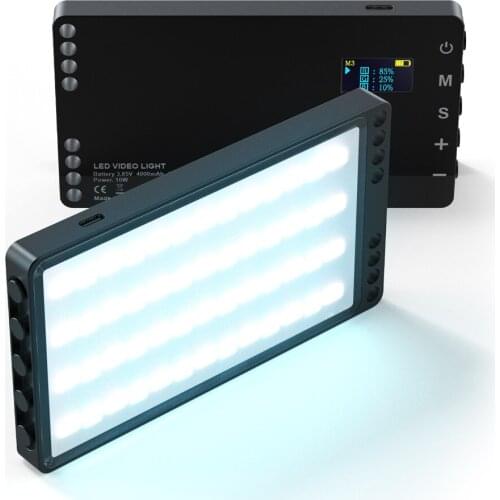 Full-color RGB Fill Light Pocket Light Live Video Conference Light Lighting Outdoor Handheld Portable LED Photography Light