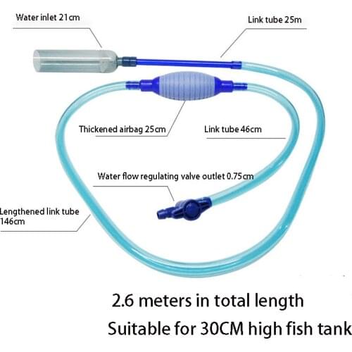 Fish tank water changer semi-automatic liquid delivery vacuum pump sand washing fish tank filter cleaning water suction suction
