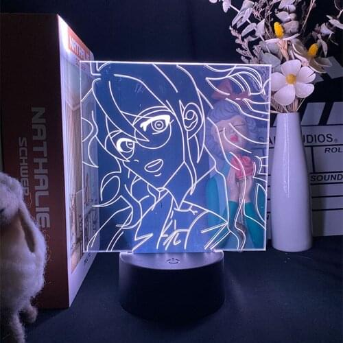 Hot Game Danganronpa V3 Led Night Light Gonta Gokuhara Lamp for Bedroom Decor Kids Gift Acrylic Neon Lamp Cute Leds Young Switch