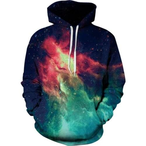 S-XXXL New Men/Women 3d Sweatshirts With Hat Print flame Space Galaxy Hooded Hoodies Autumn Winter Thin Hoody Tops pullovers