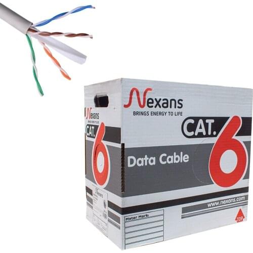 NEXANS CAT6 UTP LSZH 23 AWG NETWORK DATA CABLE 305 METERS
