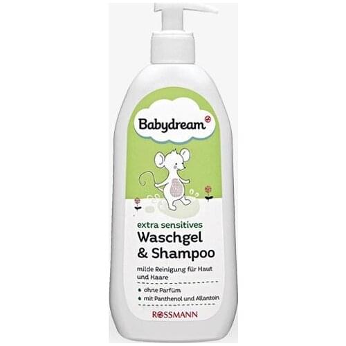 Babydream shampoo and gel extra sensitive skin 500ml