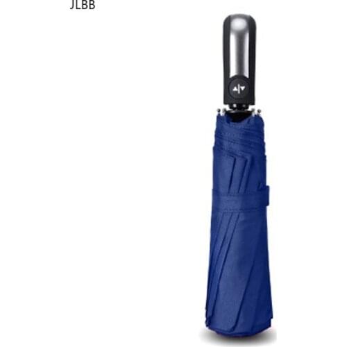 Wind Resistant Folding Automatic Umbrella Rain Women Auto Luxury Big Windproof Umbrellas Rain For Men Black Coating 10K Parasol