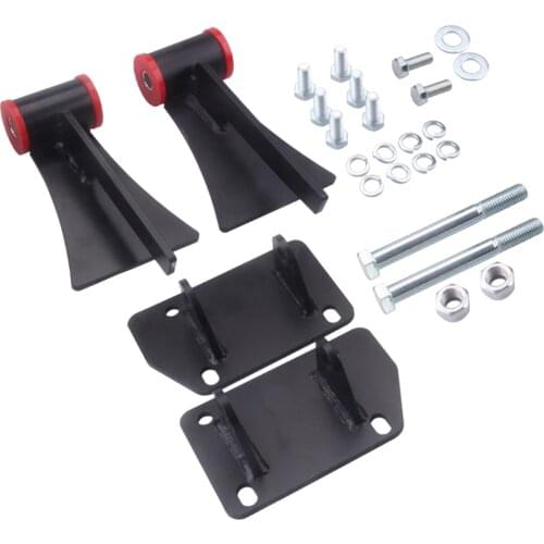 Weld In Motor Mount & Frame Brackets Set For Chevrolet LS1 LS6 LS-1 LS-6 Engine LS Series with Gaskets Nuts Screws