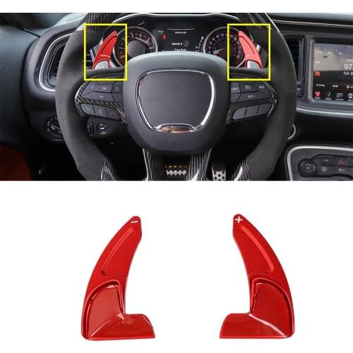 Steering Wheel Shift Paddle Shifter Extension For Dodge Charger Challenger 2015-2020 Durango 2014-2020 Car Interior Accessory
