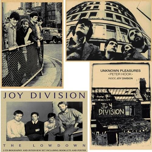 Vintage Poster Division Joy happy split Kraft retro retro rock old poster post punk band painting retro poster 30x21cm