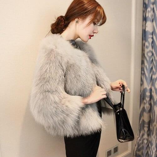 WVIOCE Artificial Fur Coats