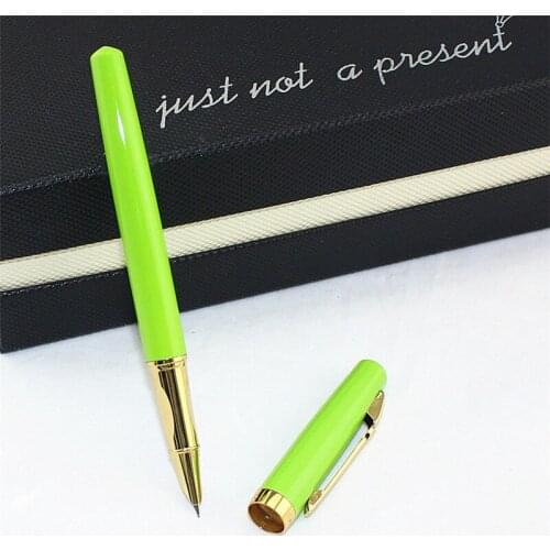 Green 0.38mm sales promotion fountain pen High quality pens business gift school office supplies 022