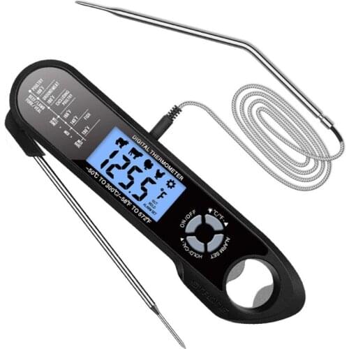 BBQ Probe Temperature Meter Kitchen Tools Digital Kitchen Thermometer Food Meat Thermometer for Oil Deep Fry