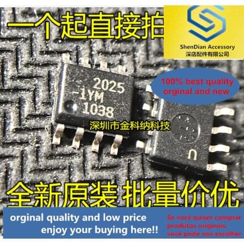 10pcs only orginal new 2025-1YM MIC2025-1YM load driver chip SMD SOP8 feet