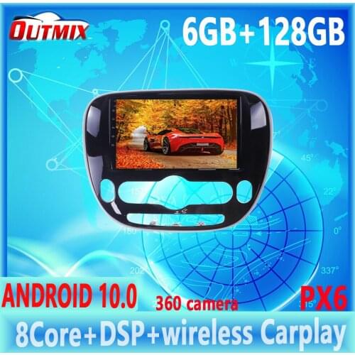 128G Android 10.0 For KIA SOUL 2 2013-2019 Car Multimedia Player GPS Navigation Head Unit Auto Radio Audio Stereo Tape Recorder