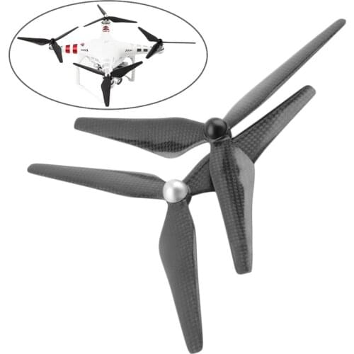 2PCS Carbon 9450 Fiber Propeller CW/CCW 3-Blade Prop DJI Phantom 1 2 3 Vision Dropship