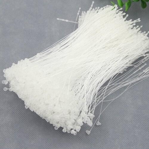 500PCS /lot hang tag sling/glue needle/string buckle/white black string seal/clothing cords
