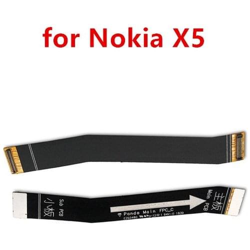 For Nokia X5 Mainboard Flex Cable Logic Main Board Motherboard Connect LCD Flex Cable Ribbon Repair Spare Parts