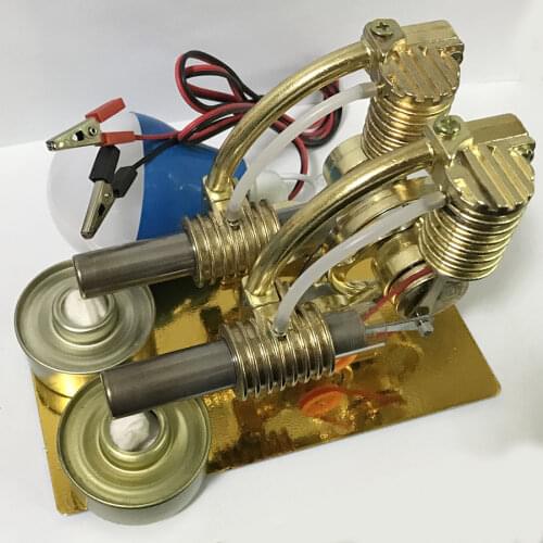 Stirling Engine Balance Engine Motor Model Heat Steam Education DIY Model Toy Gift For Kids Craft Ornament Discovery Alternator