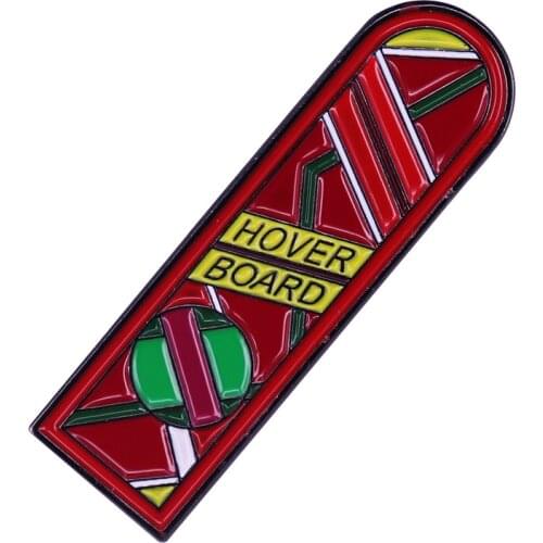 Back To The Future Hover Board Enamel Pin