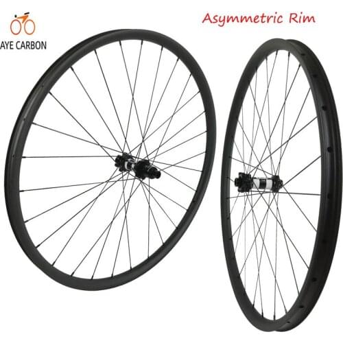 Hot sale carbon fiber mens 29 MTB bicycle wheelset mountain bike wheels 29er with center lock disc 350 hubs 30mm wide