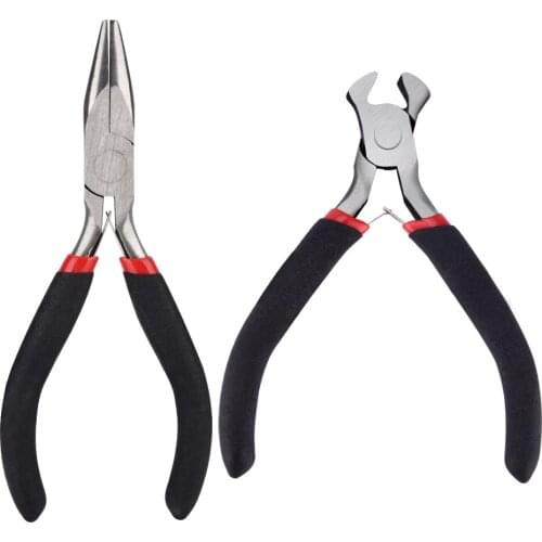 Mini Pliers Zipper Cutting Clamping Needle Nose Cutter Handcraft Beading Insulated Plier For DIY Small Jewelry Pliers Tools