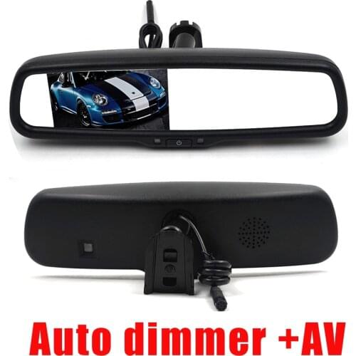 4.3inch car rear mirror monitor with auto dimming and anti glare interior mirror