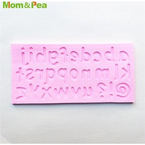MPA2422 Alphabet Shaped Silicone Mold Gum Paste Chocolate Ornamental Fondant Mould Cake Decoration Tools