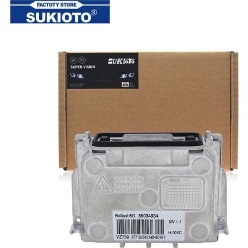 SUKIOTO New 6G D1S D1R Xenon HID Headlight Ballast Control 89034934 4L0907391 For BMW Audi VW Volvo Opel Renault Citroen Peugeot