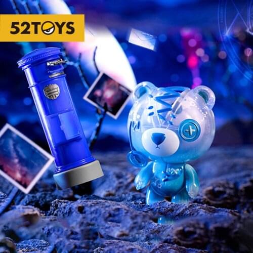 Original Torn Bear Little Universe Series Blind Box Toys Model That Will Shine Confirm Style Cute Anime Figure Gift Surprise Box