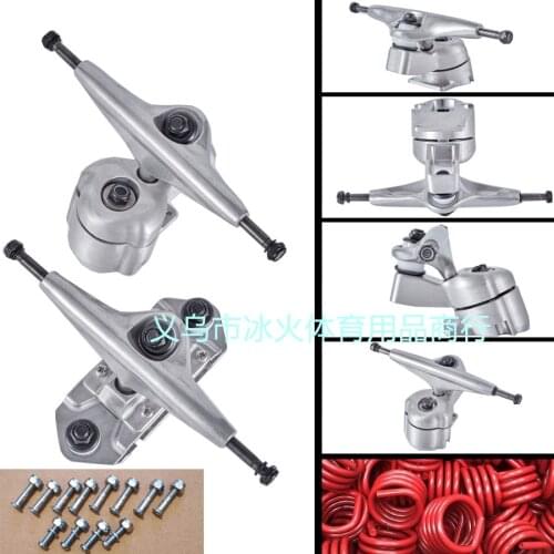 Meraki surf skateboard adapter trucks 6.25inch silver black yow S6 updated model good quality red spring