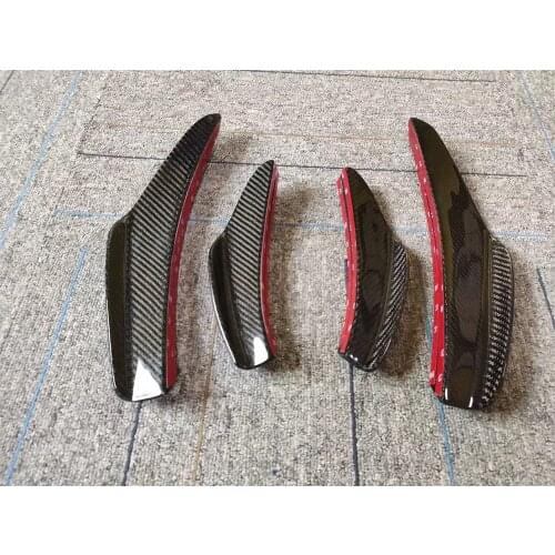 M3 M4 Carbon Fiber Front Bumper Side Splitter Apron Spoiler for F80 M3 F82 F83 M4 Bumper Only 2012 - 2019