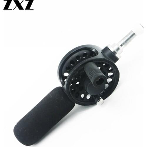 Modifed Fishing Reel Wheel Ultra-light Former Spool Spinning Ice Fishing Reels Ratio 1:1 Jigging Fly Fishing Reel Handle Pesca