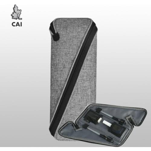 CAI Pen Hair Scissors Holder Stationery Bag Clutch Purse School Tool Waterproof Handbag Bags for Students Office Men OL