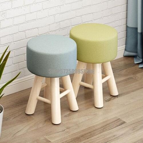 Net red stool bedroom little girl modern simple lazy cute bedroom home solid wood dressing table makeup chair
