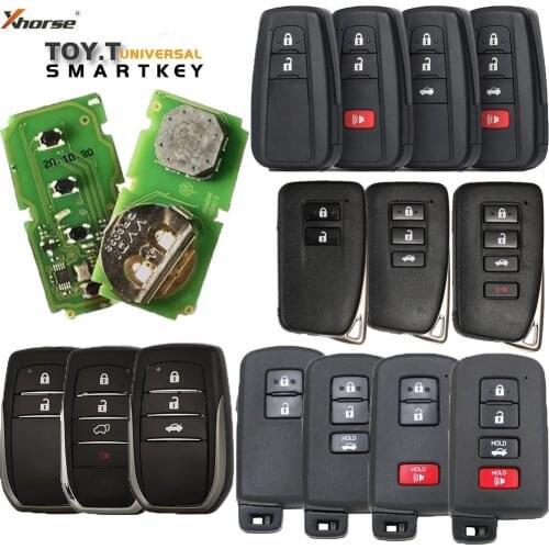 Xhorse VVDI XM Smart Universal Remote Key w/case for Toyota 8A 4D for KEY TOOL Plus Max VVDI2 VVDI Mini Support Renew & Rewrite
