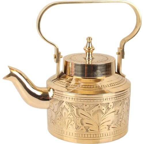 Zq Handmade Tea Set Handmade Thick Copper Pot Imported Pure Copper Tea Kettle