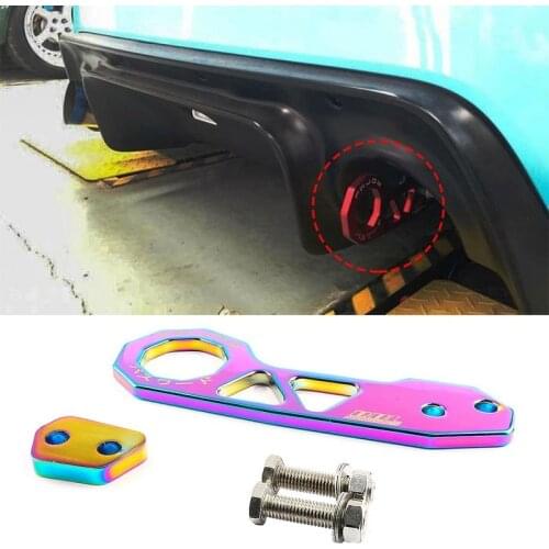 1Pc Car Racing Universally Aluminium alloy Rear Bumper Trailer Hook Towing Tools for Car RV Truck Trailer Caravan accessories