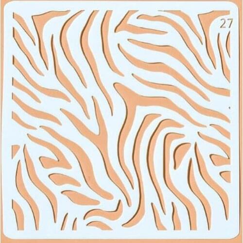 1pc Bullet Journal Stencils River Painting Templates For Diy Scrapbooking Stamp Album Decor Embossing Paper Card Cake Reusable