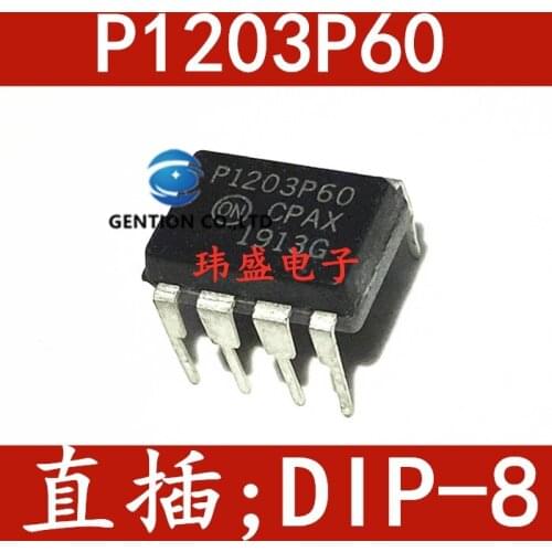 10PCS 1203P60 power management chip NCP1203P60 DIP-8 in stock 100% new and original