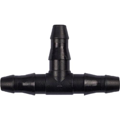 20 Pcs Barb Tee Connector 1/4 Inch Hose Garden Lawn Watering Irrigation Connector 4/7 Mm Hose Connector