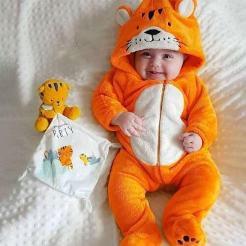 2019 Winter Newborn Baby Clothes Unisex Christmas Clothes Boys Rompers Kids Costume For Girl Infant Jumpsuit 3 9 12 Month