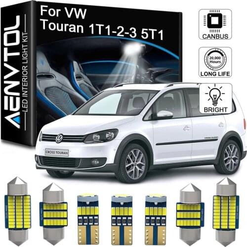 Seker For Volkswagen VW Touran 1T1 1T2 1T3 5T1 Canbus LED Interior Lights Dome Map Trunk Error Free Lamp Bulbs Kit (2003-2019)