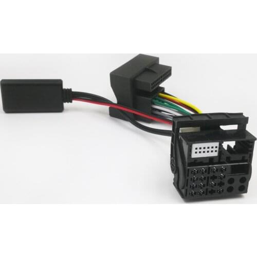 Biurlink Car RD4 Radio Bluetooth BT 5.0 Audio Adapter No-cut Harness Cable Wiring For RD4 Peugeot Citroen 12Pin