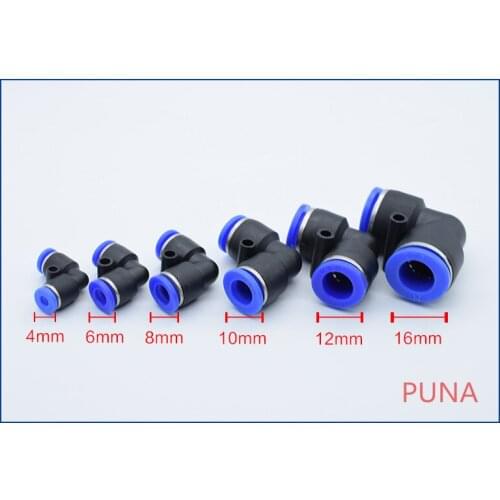 Free shipping 20Pcs Pneumatic 8mm to 8mm Right Angle Quick Fittings Connector Adapter PV8