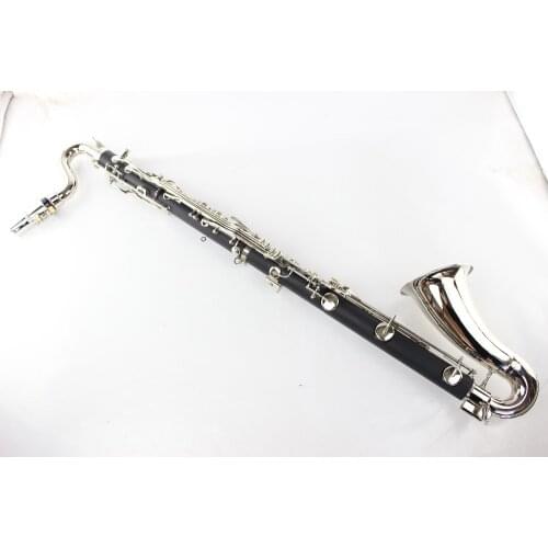 Buffet Bass Clarinet Professional Bb Clarinet Drop B Tuning Black Tube Clarinet Silvering Keys klarnet Brand Musical Instrument