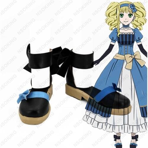 Black Butler Book of the Atlantic Elizabeth Midford Cosplay shoes Anime boots Custom-made