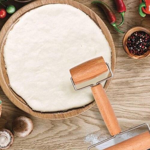 Wooden Rolling Pin Hand Dough Roller for Pastry Fondant Cookie Dough Chapati Pasta Bakery Pizza Kitchen tool New 0259