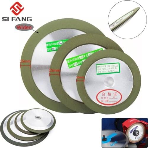 Widen Diamond Grinding Wheel 4''/5''/6'' Cutting Disc Resin Bond Grinder Sharpener Carbide Metal Tungsten Steel Milling Cutter
