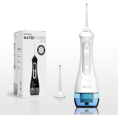 Portable Water Flosser Electric Oral Irrigator USB Charge Teeth Cleaning 200ml Massage Gums 3 Modes IPX7 Waterproof