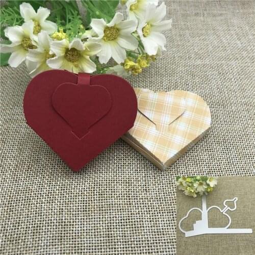 Love candy box Frame Metal Cutting Dies For DIY Scrapbooking Album Embossing Paper Cards Decorative Crafts
