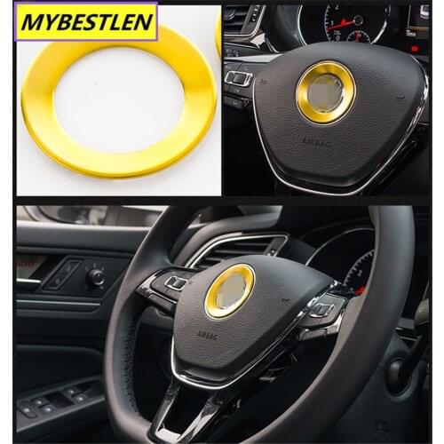 GR-SW1 steering wheel Soft Enamel emblem for 2011-2016 VW Volkswagen golf 6 golf 7 POLO CC TOURAN Scirocco BEETLE Tiguan PASSAT